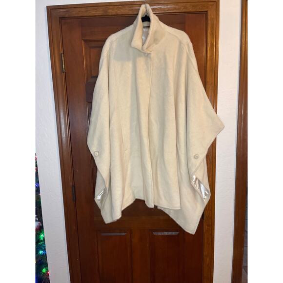 Hand Finished Jackets & Blazers - STUNNING PERUVIAN ALPACA AND WOOL hand Finished Cape O/S